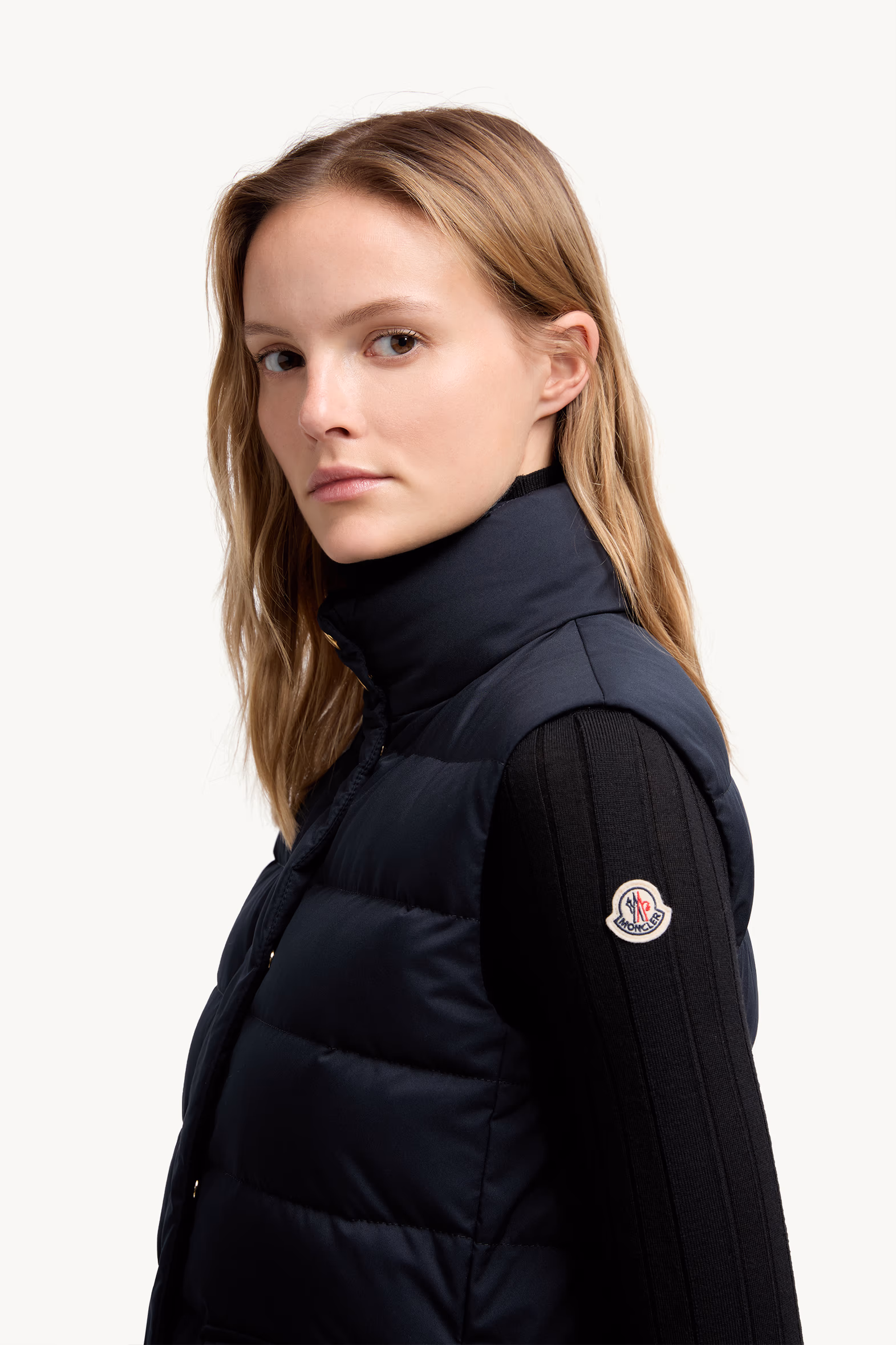 Besset Down Vest Women Navy Blue Moncler 4